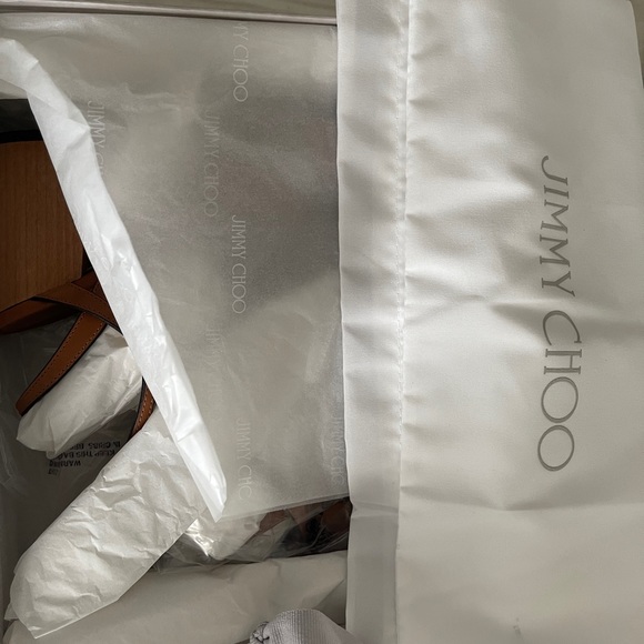 Authentic Jimmy Choo Joya Leather Sandals - Picture 6 of 8